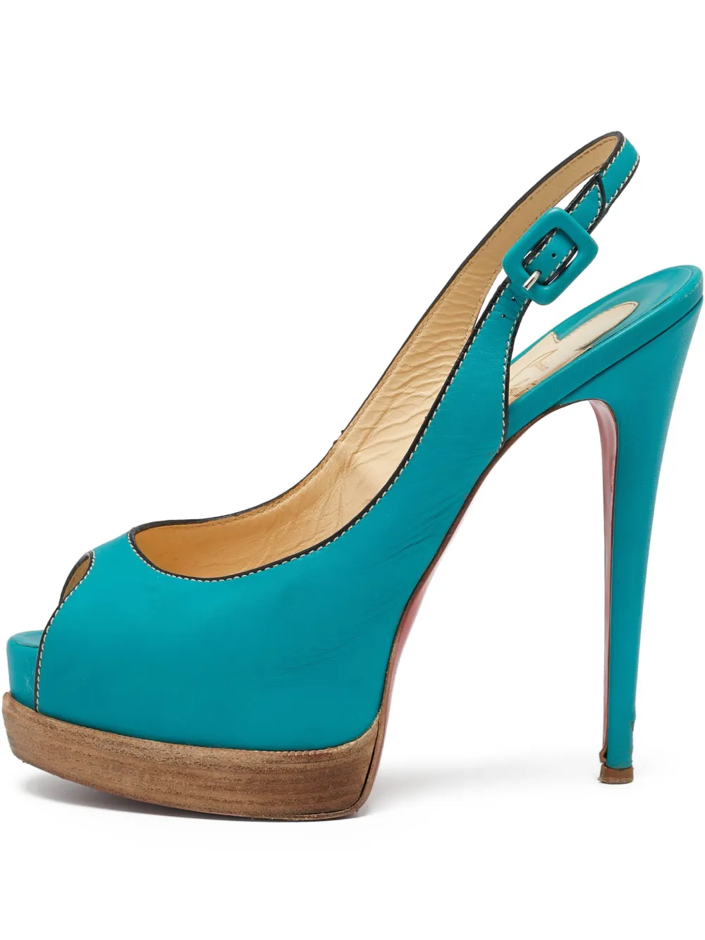 Christian Louboutin Pre-Owned レザーサンダル 160mm - ブルー Christian Louboutin Pre-Owned レザーサンダル 160mm - ブルー