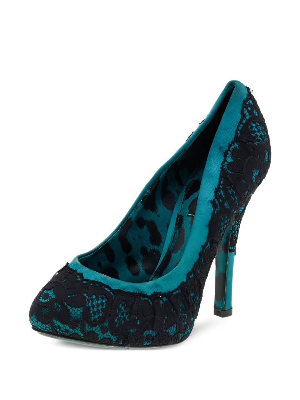 Dolce & Gabbana Pre-Owned zapatillas con detalles de encaje y tacón de 110mm | Image 2