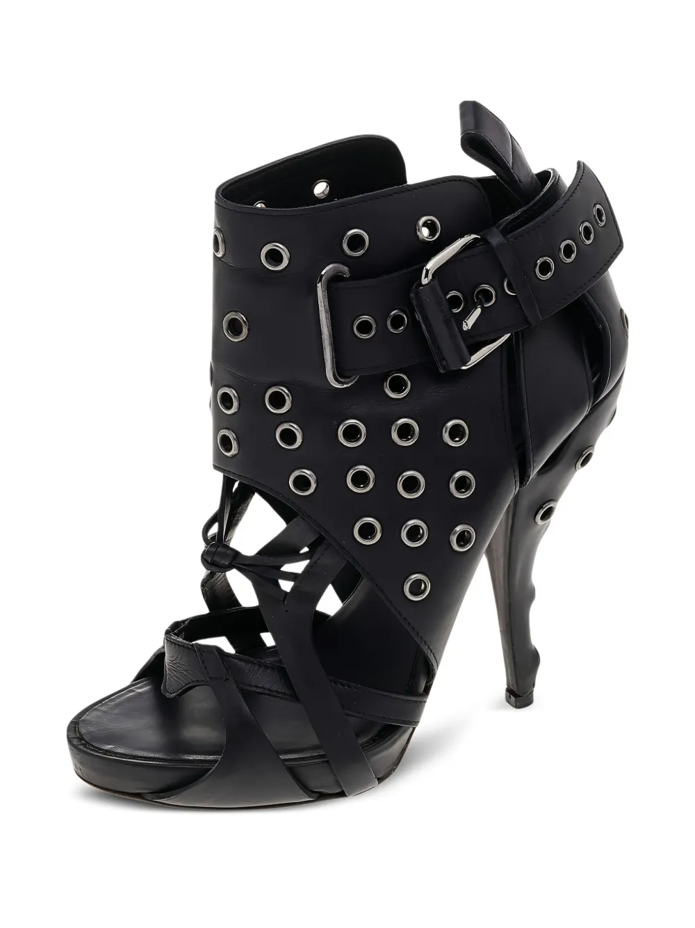 Givenchy Pre-Owned 130mm eyelet-embellished pumps | Black | Image 1