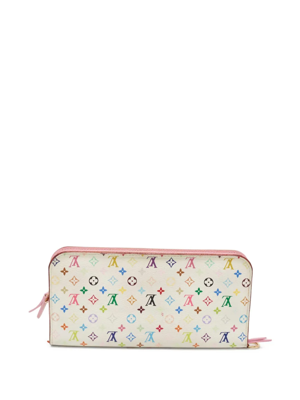 Louis Vuitton Pre-Owned cartera de lona con monograma y cierre | blanco | Image 1
