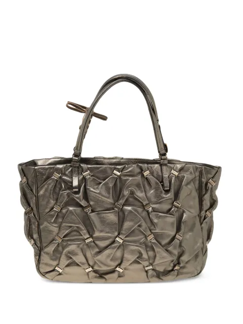 Ferragamo Pre-Owned textured leather tote bag