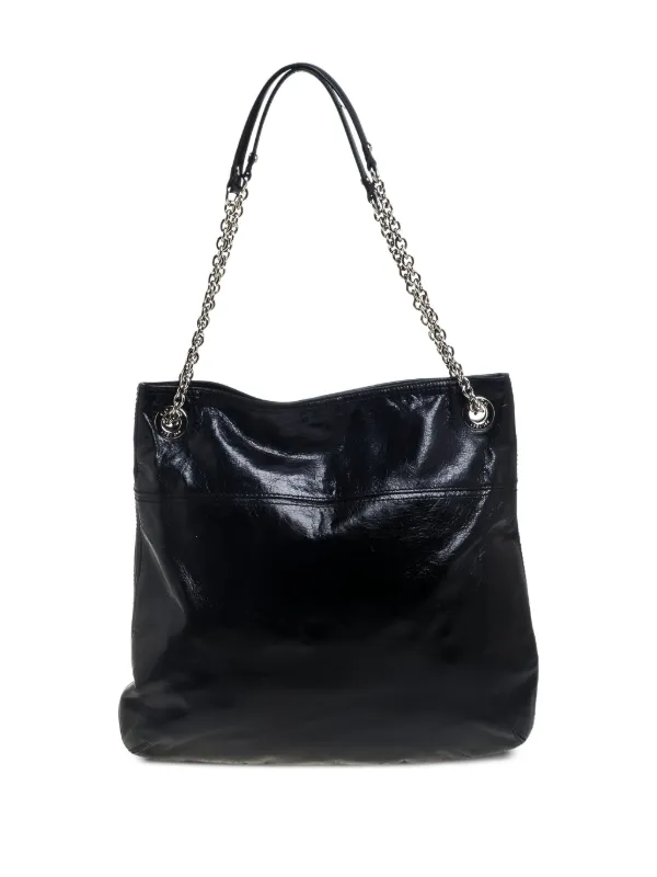 Coach Vintage Leather Tote Bag | Black | FARFETCH CA