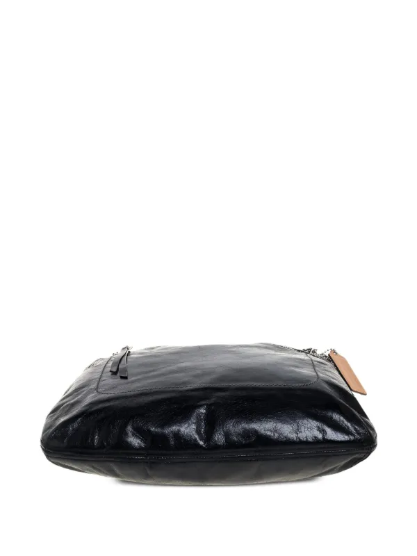 バッグ Old Coach USA Leather Tote Bag Black A4 Coach Vintage Leather Tote Bag | Black | FARFETCH CA