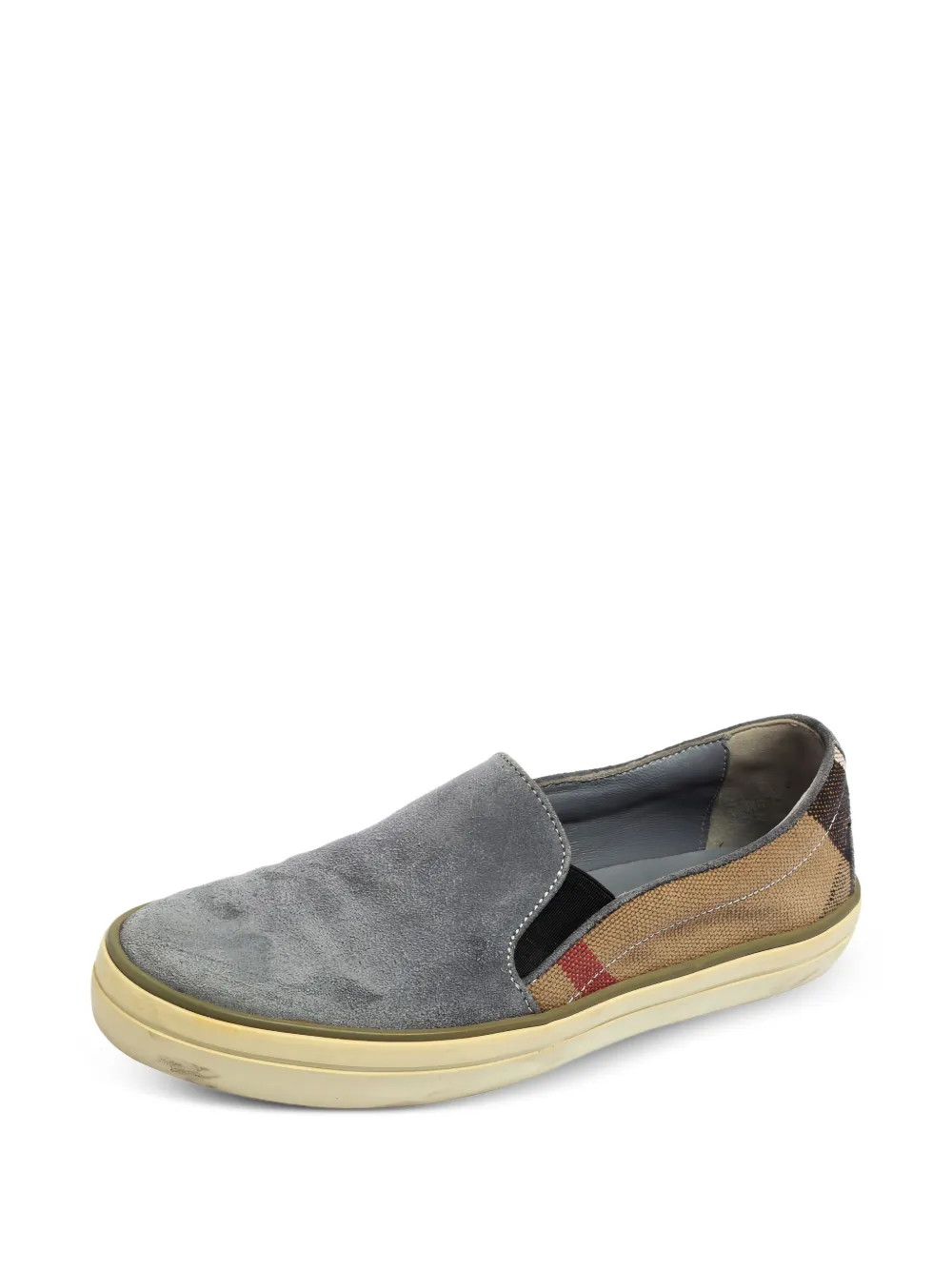 Burberry Pre-Owned suede slip-on sneakers | Image 2