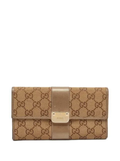 Gucci Pre-Owned gg pattern wallet