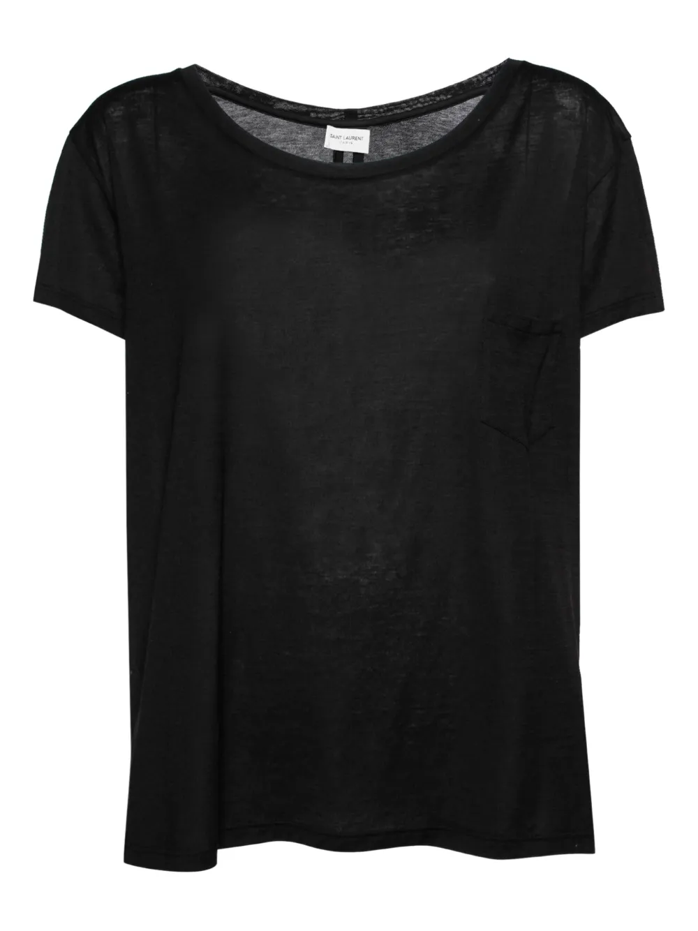 Pre-owned Saint Laurent 2024 Pocket Crew-neck T-shirt
