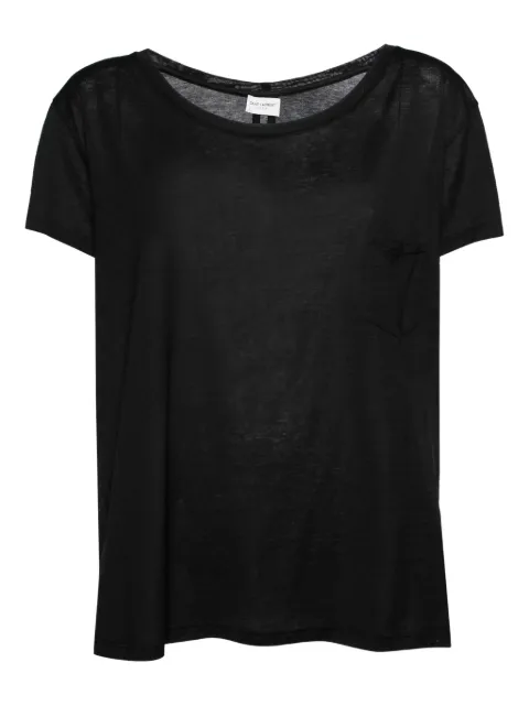Saint Laurent Pre-Owned 2024 pocket crew-neck t-shirt