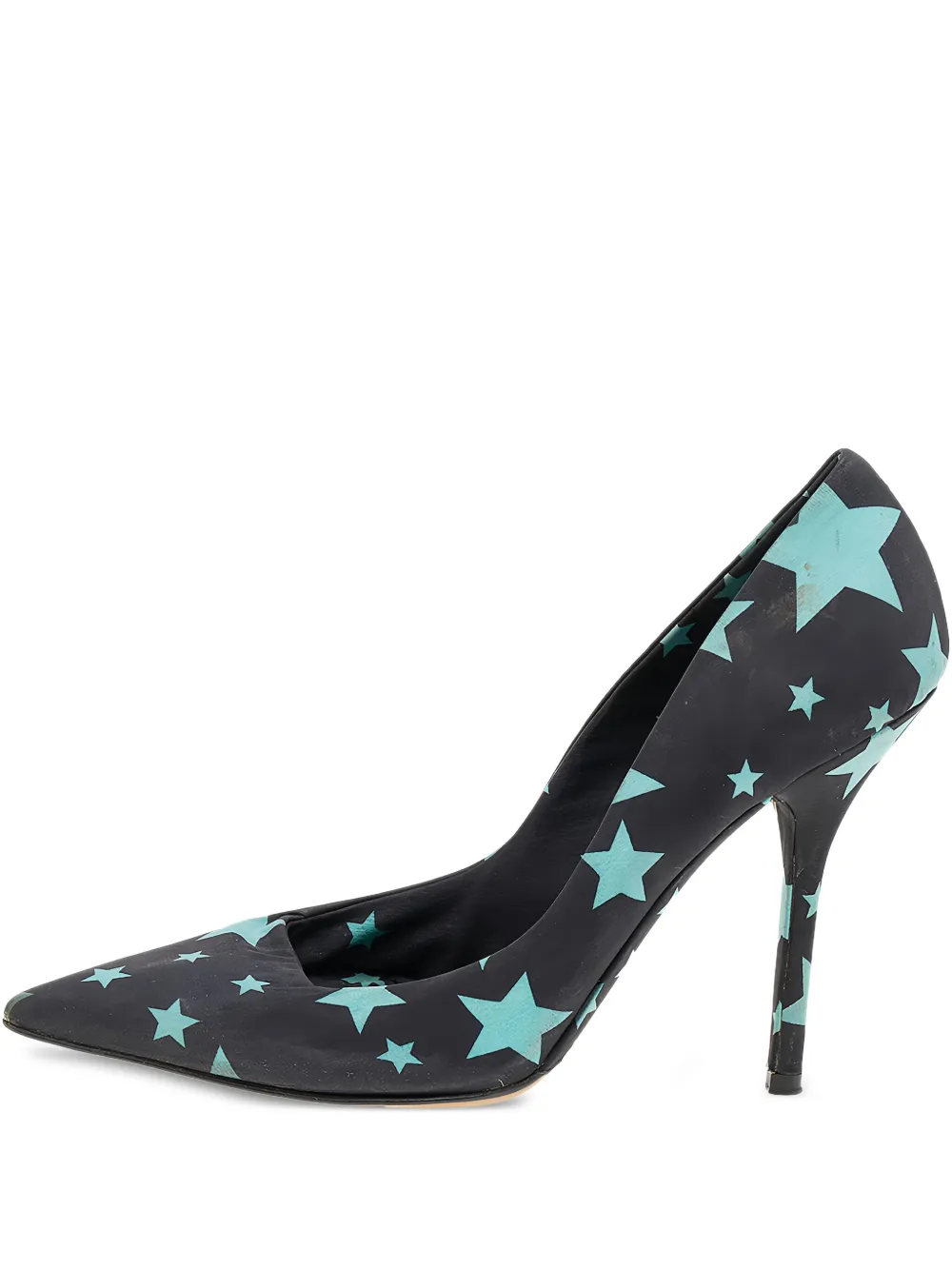 Dolce & Gabbana Pre-Owned 110mm star-print leather pumps | Black | Image 1
