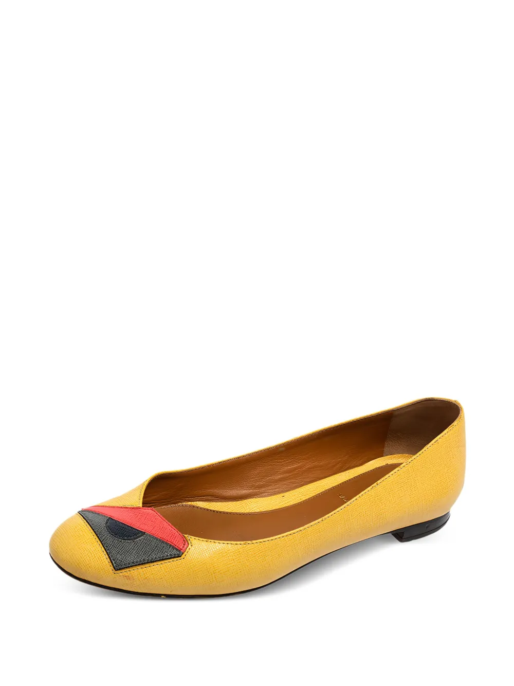 Fendi Pre-Owned leather ballet flats | Image 2