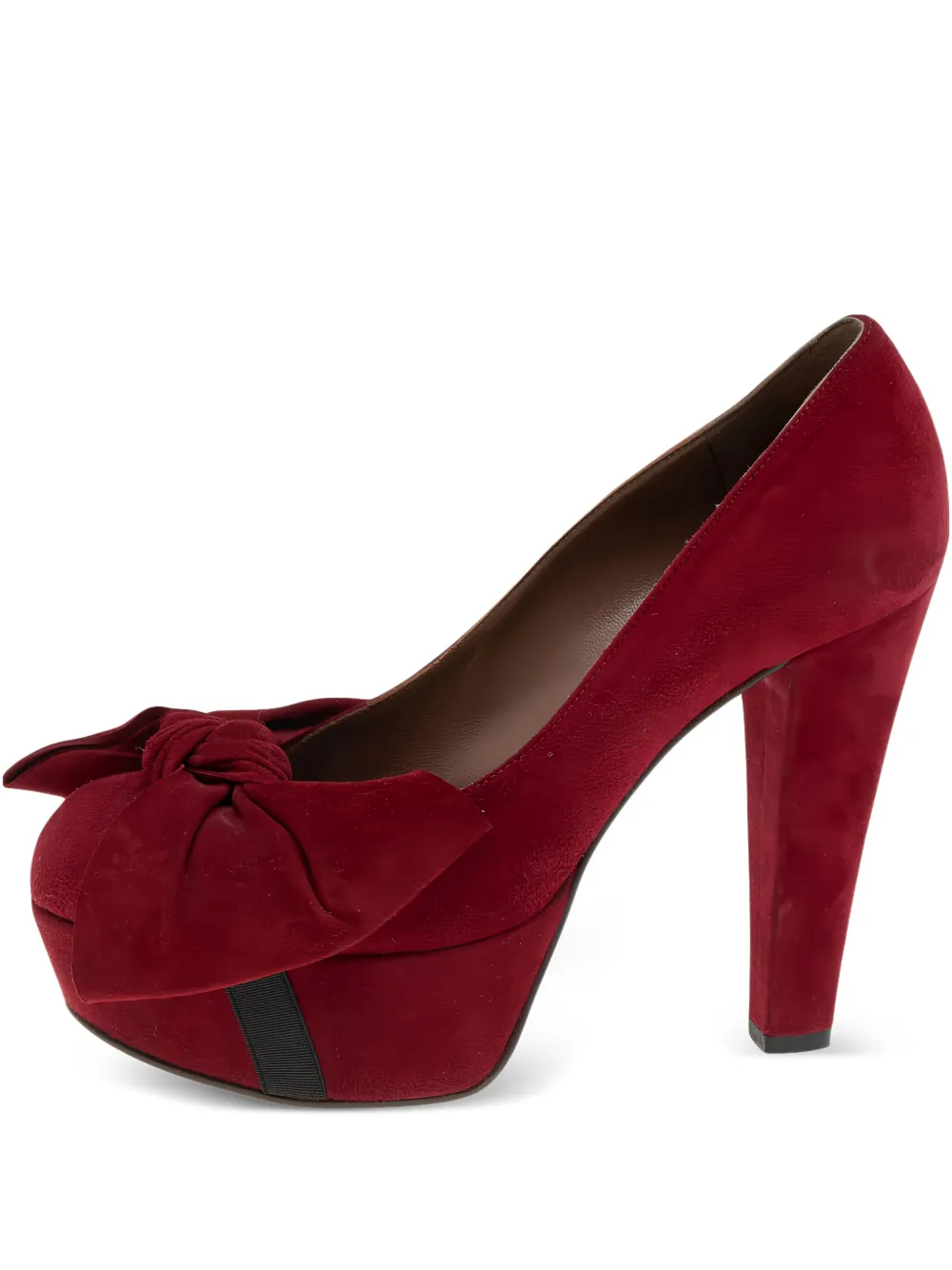 Pre-owned Marni 125mm Leather Heeled Pumps