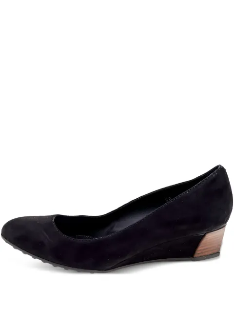 Tod's Vintage Pumps in pelle scamosciata con zeppa 40mm