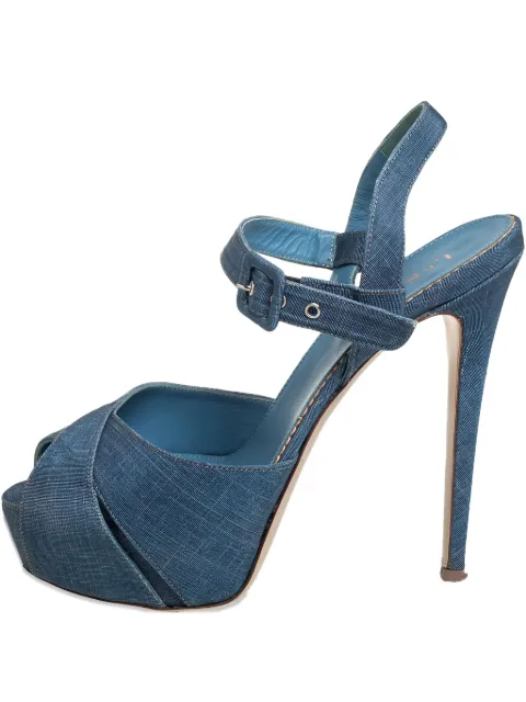 Le Silla pre-owned 125mm platform stiletto-heel sandals