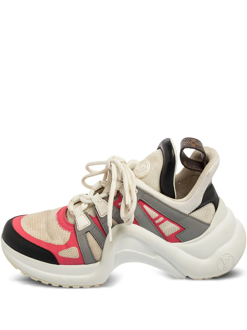 Louis Vuitton Pre-Owned 2024 Archlight leather mesh sneakers | White | Image 1
