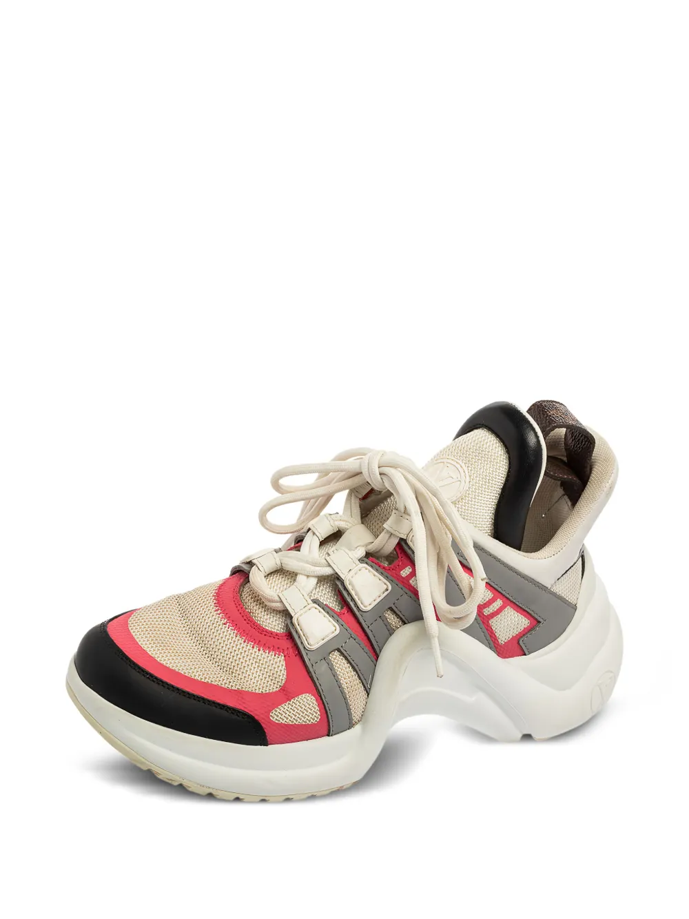 Louis Vuitton Pre-Owned 2024 Archlight leren sneakers met mesh - Wit