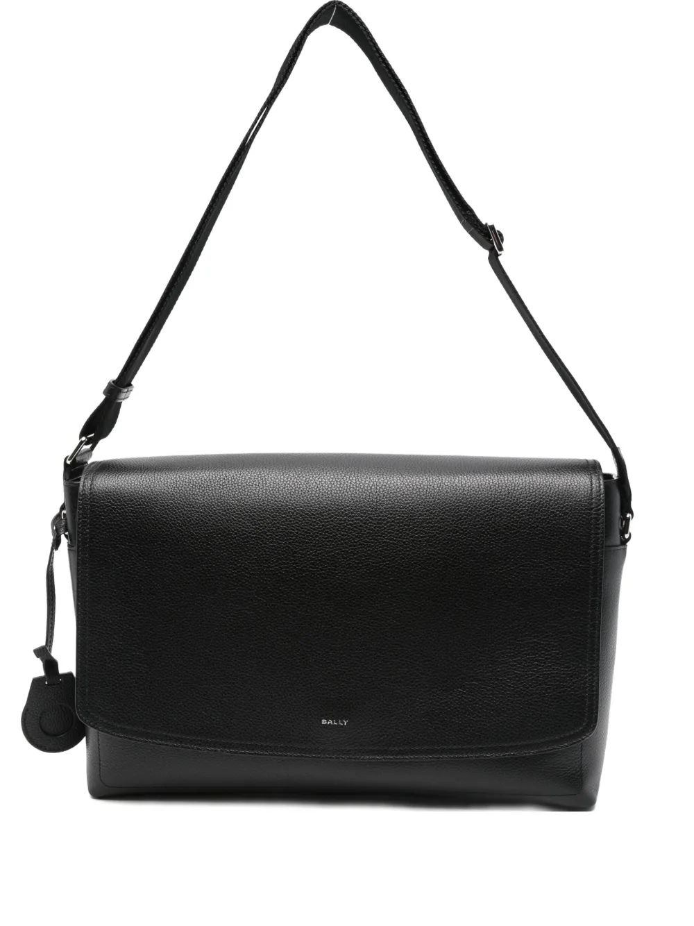 Bally Capitol leather messenger bag - Nero