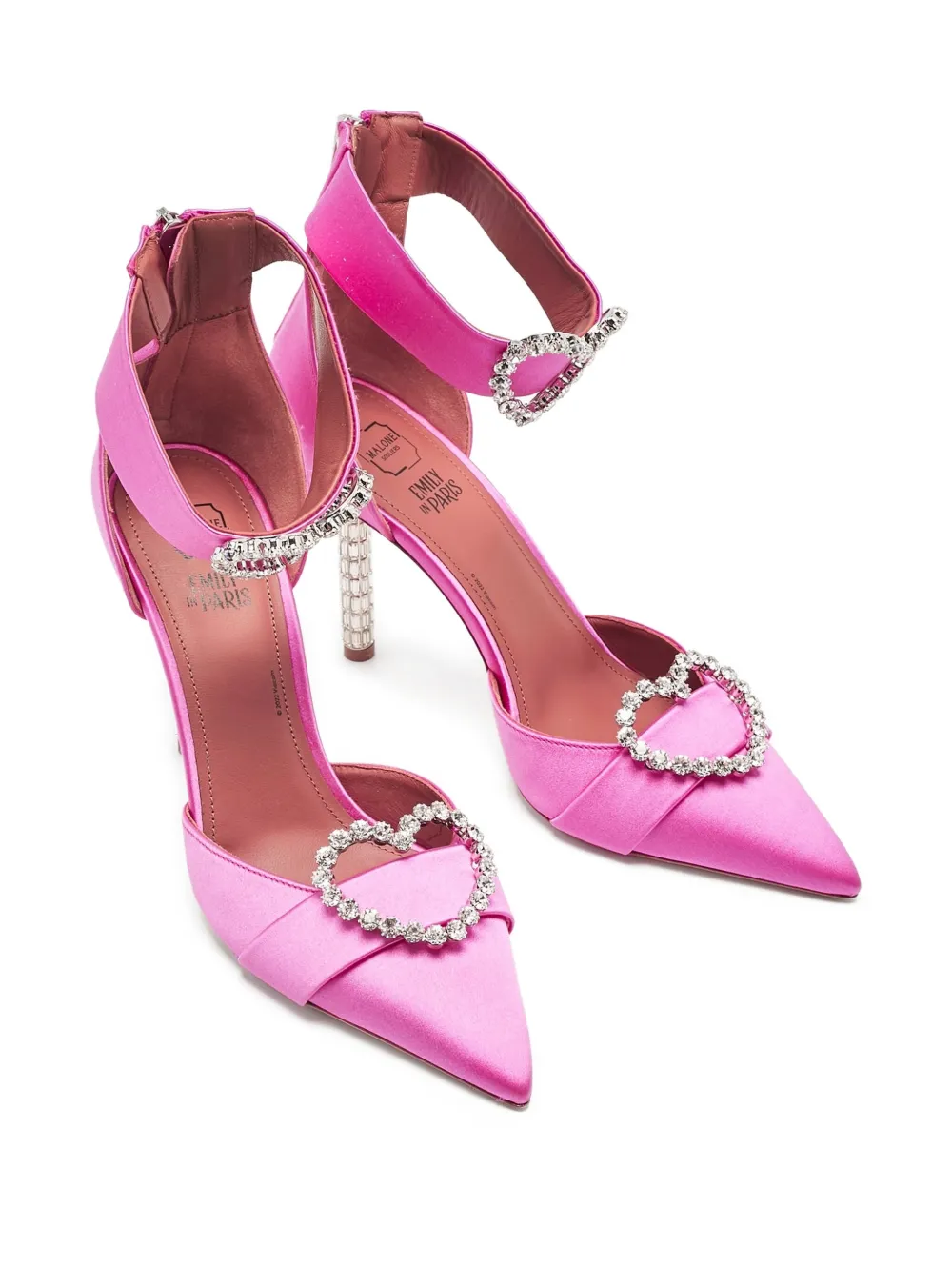 Malone Souliers Pre-owned x Emily In Paris 100 mm Camille pumps - Roze