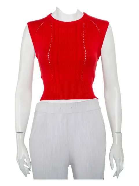 Victor Glemaud Pre-owned cable-knit top
