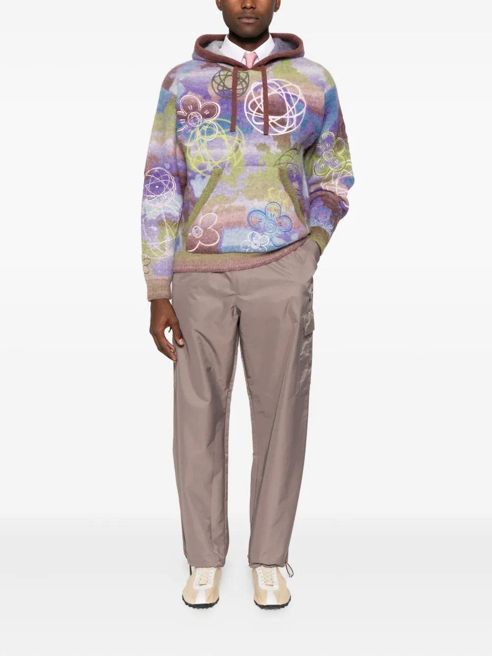 Kenzo X Futura 2000 Drawstring Hoodie In Multi