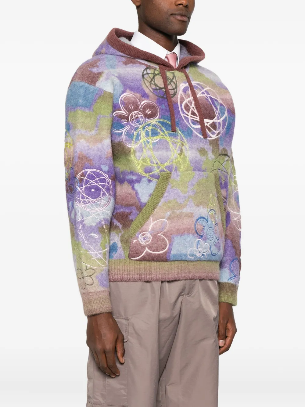 Kenzo X Futura 2000 Drawstring Hoodie In Multi