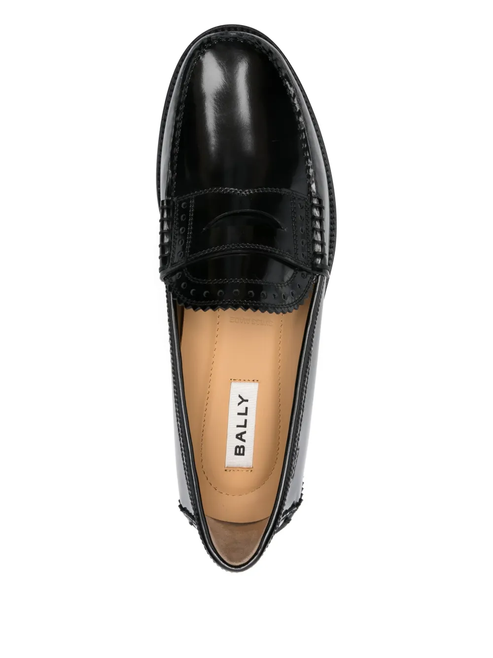 Bally penny-leather loafers Black
