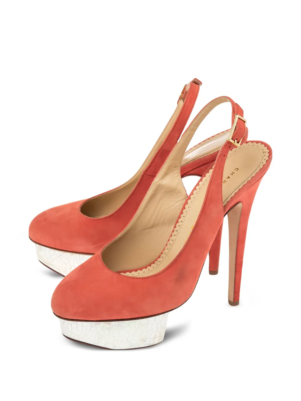 Charlotte Olympia 2024 150 mm Dolly pumps - Oranje