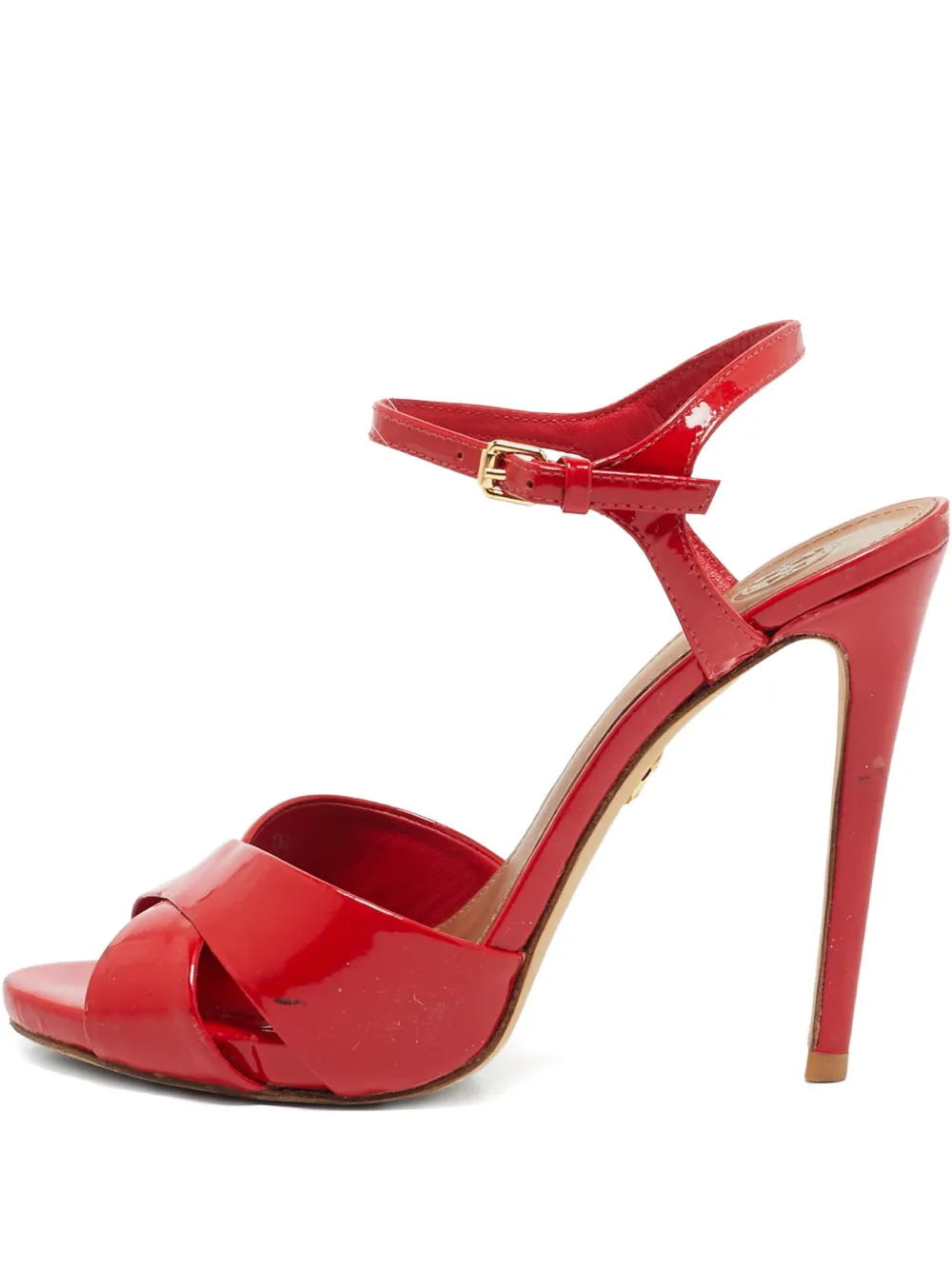 Tory Burch Pre-owned Sandalen aus Lackleder 130mm - Rot