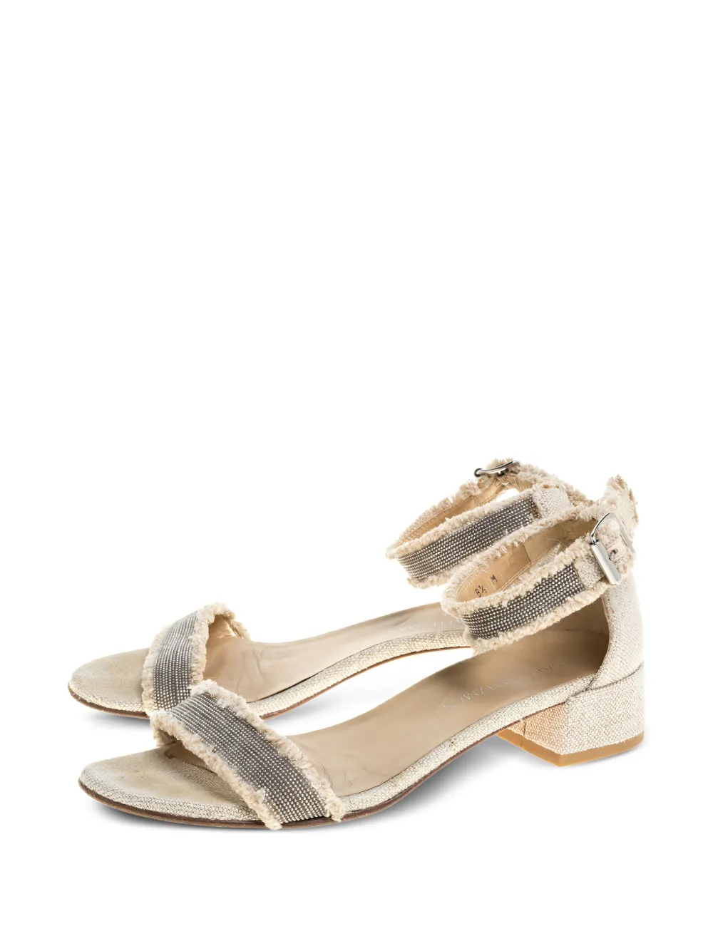 Stuart Weitzman sandalias Vaneli con aplique de cadena 2024 de archivo | Image 2
