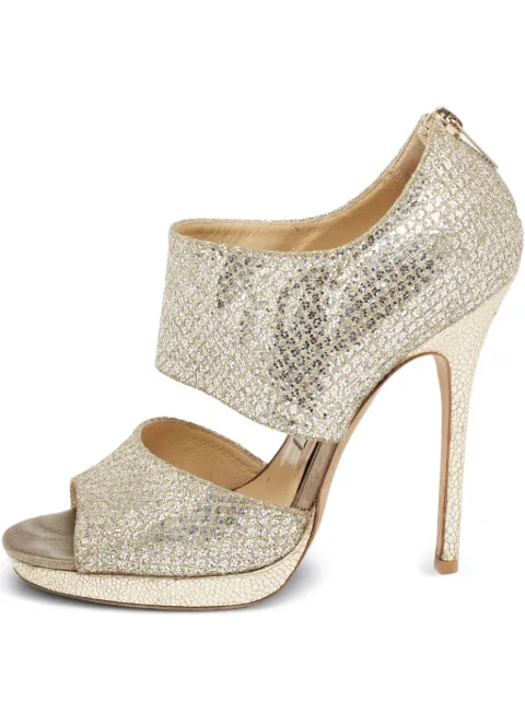 Jimmy Choo Pre-Owned sandalias con apliques y tacón de 120mm
