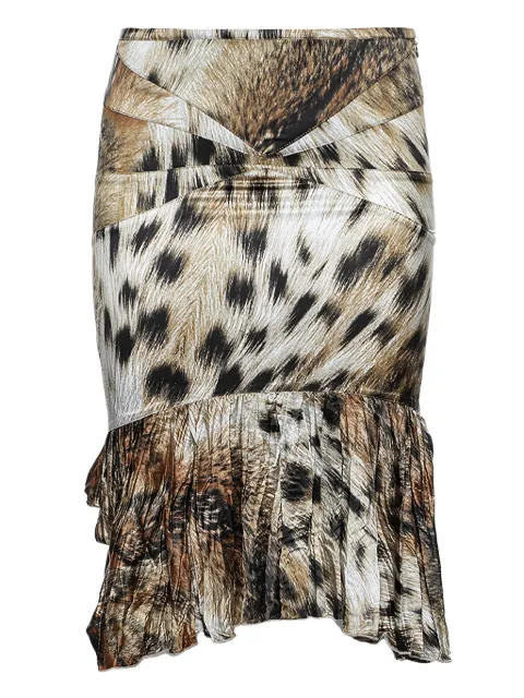Just Cavalli Vintage 2023 Pre-owned animal-print skirt