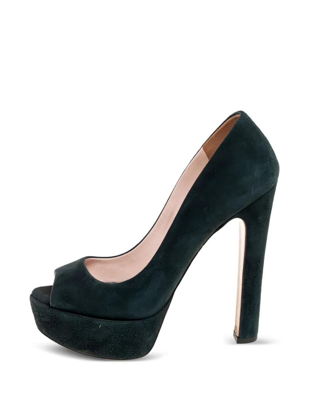 Pre-owned Miu Miu 140mm Platform Pumps