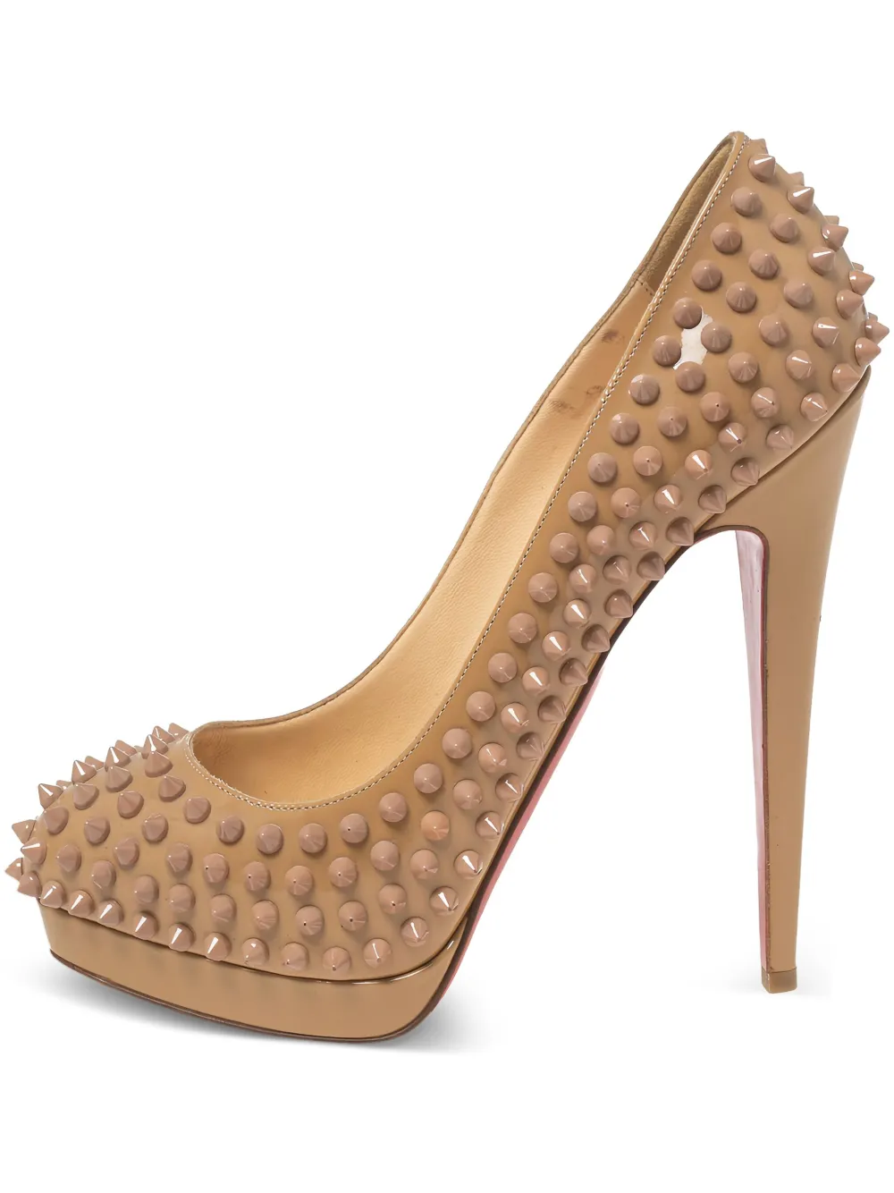 Christian Louboutin Pre-Owned Alti Spikes 150mm プラットフォームパンプス - ニュートラル Christian Louboutin Pre-Owned Alti Spikes 150mm プラットフォームパンプス - ニュートラル
