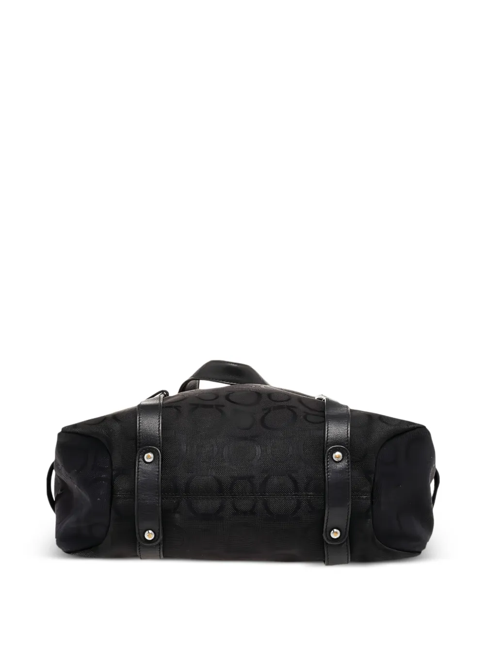 Pre-owned Ferragamo Logo-patterned Tote Bag