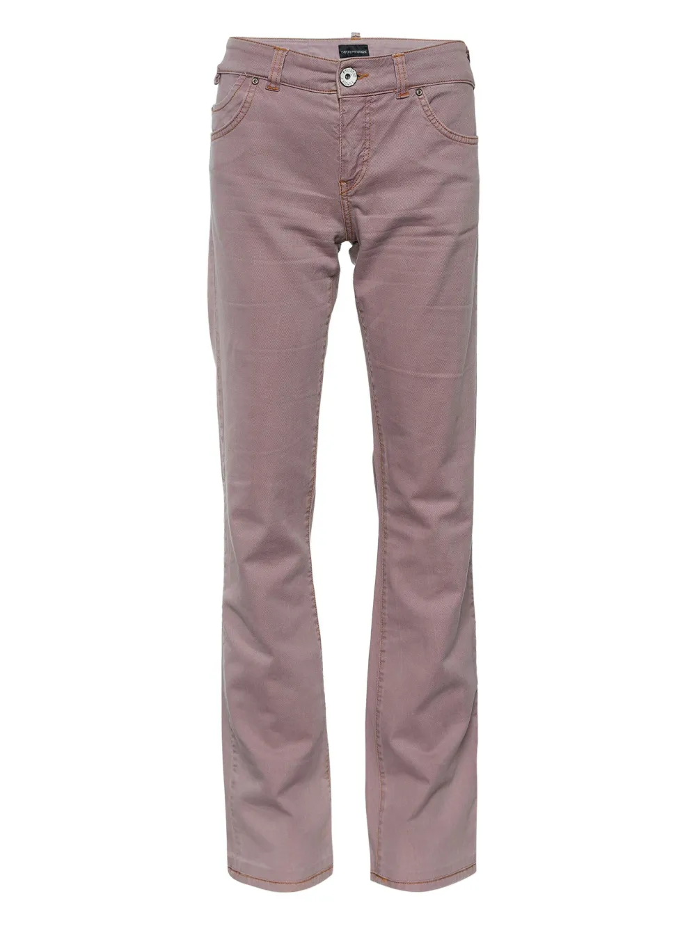Emporio Armani Pre-Owned stretch-design flared jeans | Pink | Image 1
