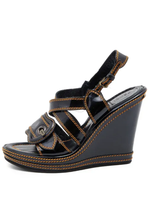Fendi Pre-Owned sandalias con cuña