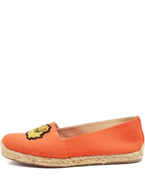 Espadrilles à logo brodé - Christian Louboutin Pre-Owned - Modalova
