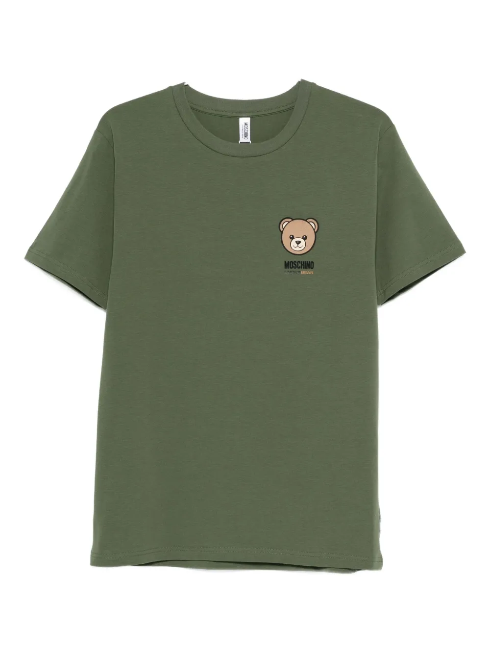 Moschino Teddy Bear Print T-shirt In Green