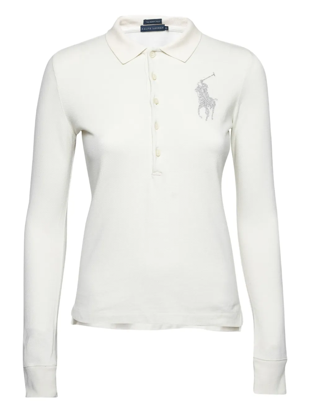 Polo Ralph Lauren Vintage pre-owned long-sleeve polo shirt | White | Image 1