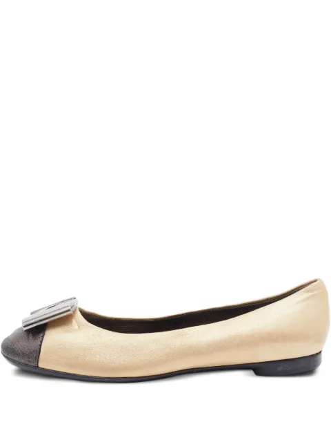 Ferragamo Pre-Owned leather ballet flats