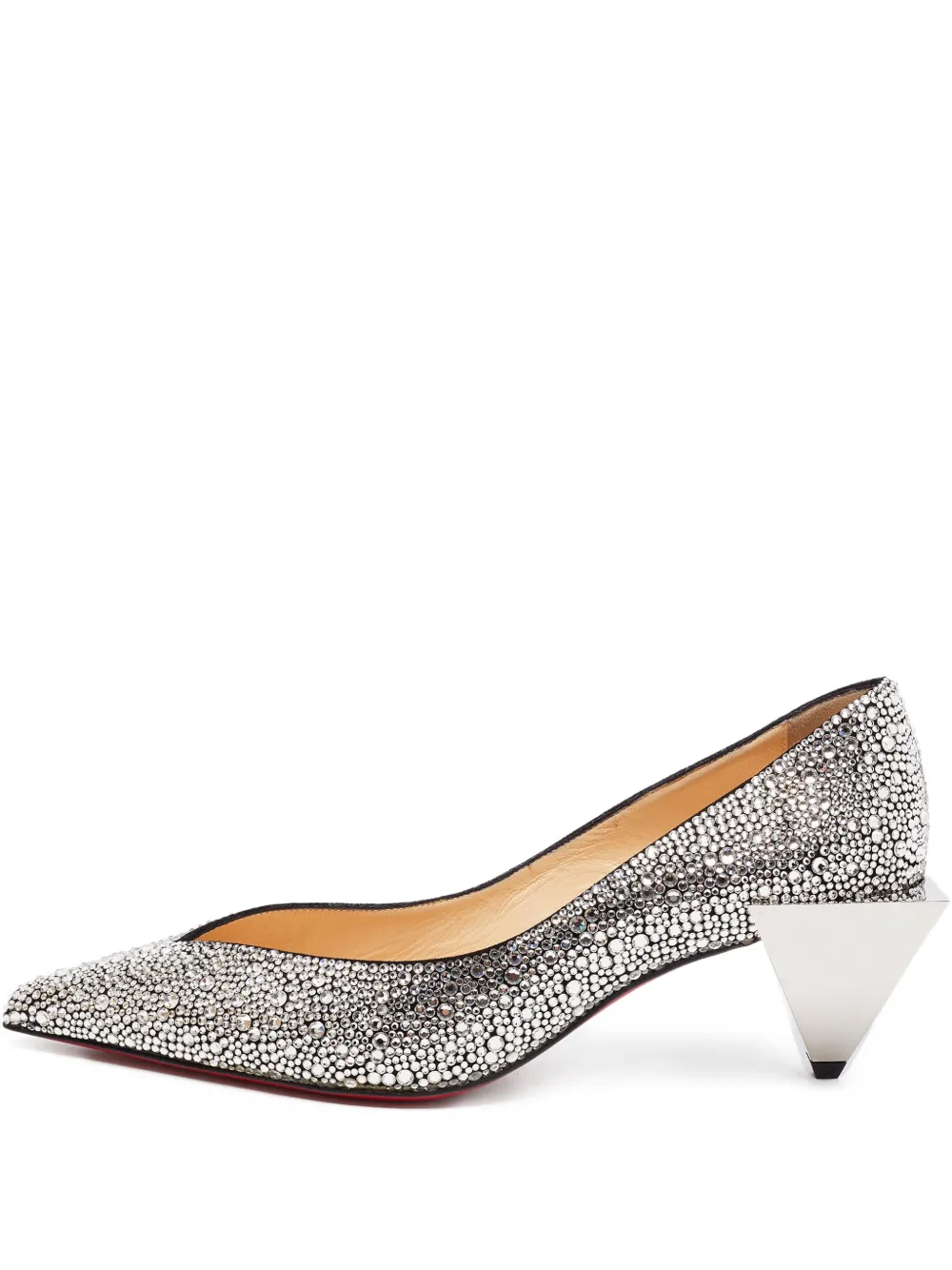 Christian Louboutin Pre-Owned Galaxister Strass パンプス - シルバートーン Christian Louboutin Pre-Owned Galaxister Strass パンプス - シルバートーン