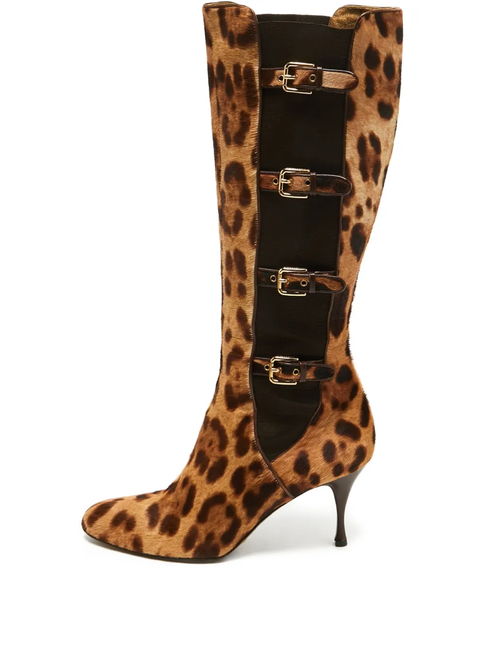 Dolce & Gabbana Pre-Owned botas con estampado de leopardo | marrón | Image 1