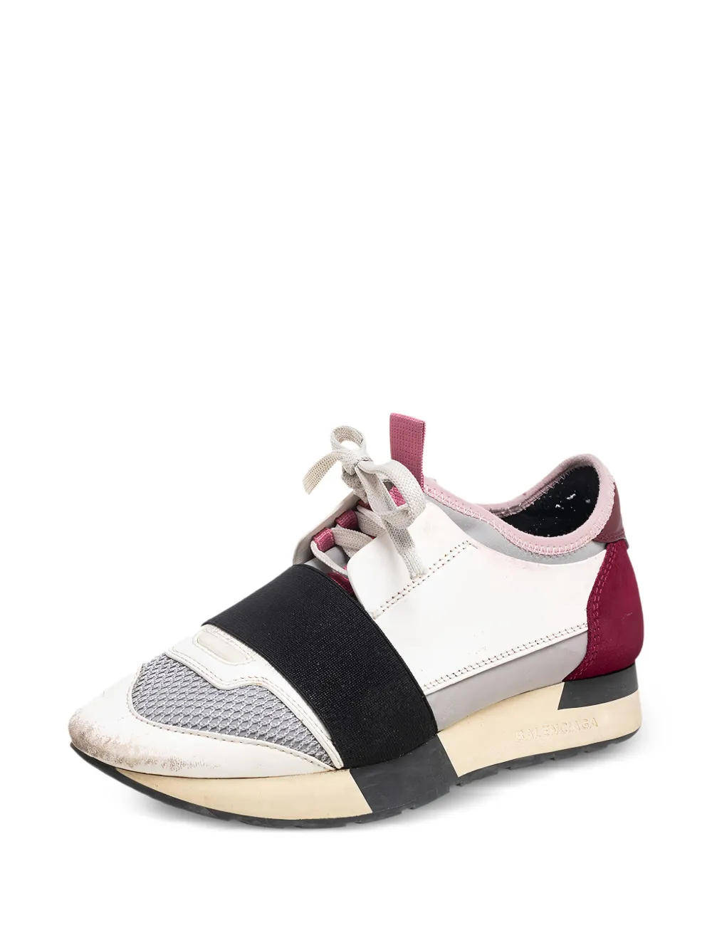Balenciaga Pre-Owned Race Runners sneakers - Wit