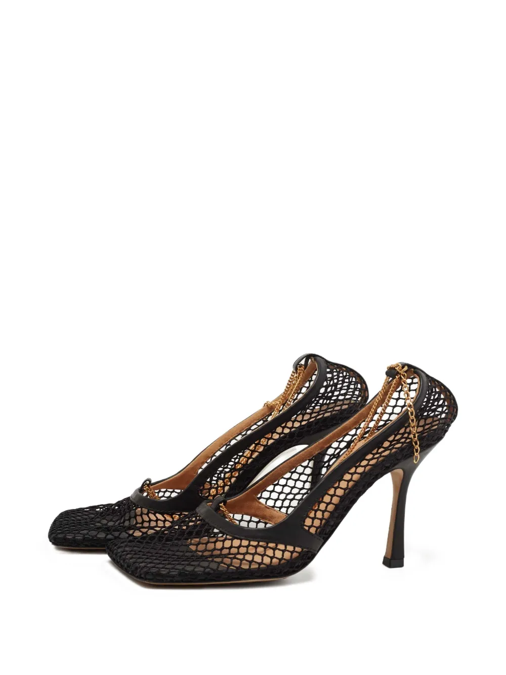 Bottega Veneta Pre-Owned 95mm mesh heeled pumps | Image 2