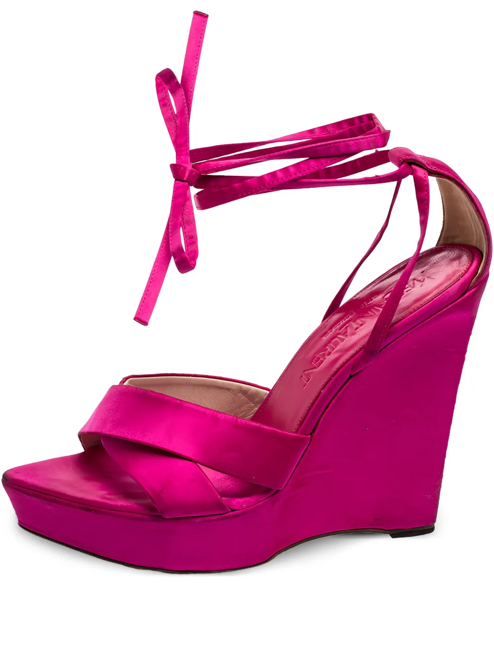120mm satin sandals