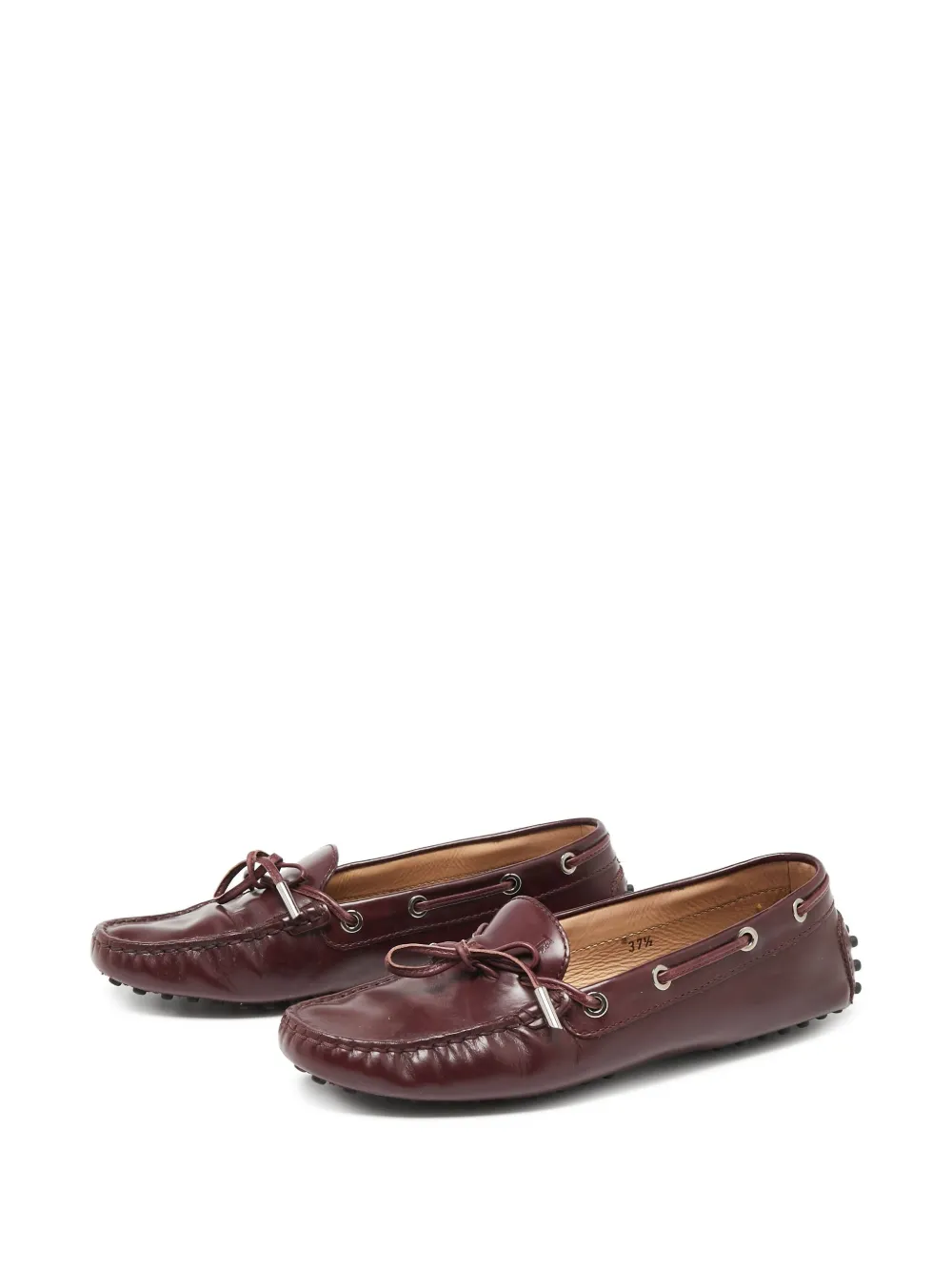 Tod's Vintage Leren loafers - Rood