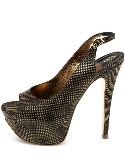 Gina 140mm textured sandals