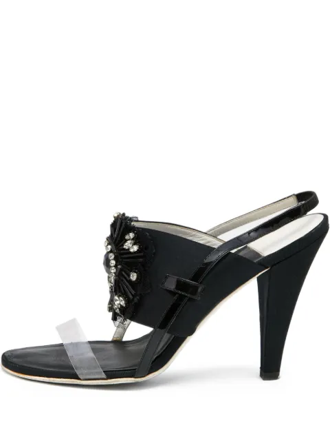 CHANEL Pre-Owned 110mm crystal-embellished sandals