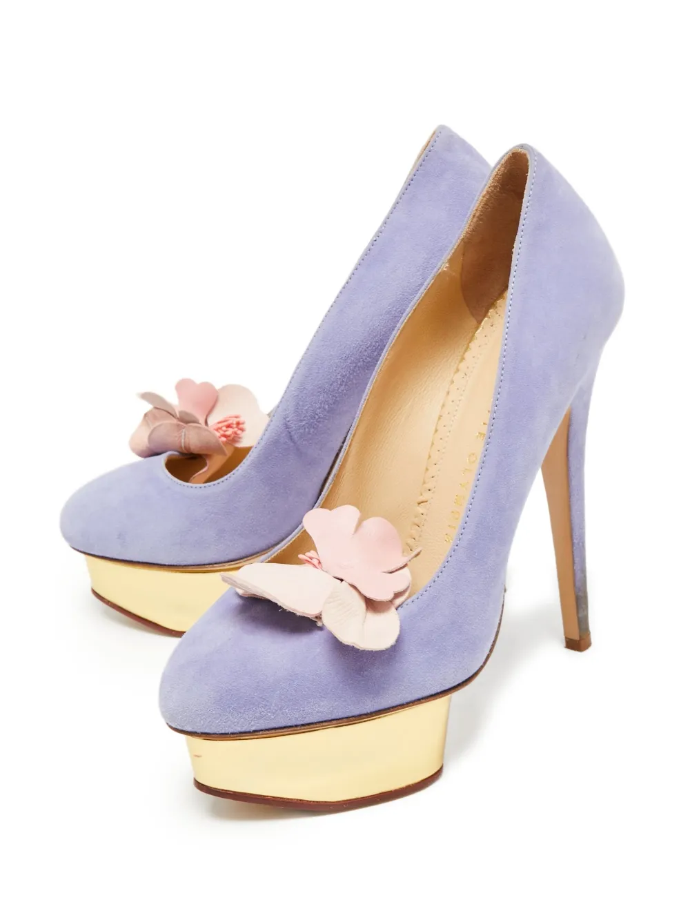 Charlotte Olympia 140mm Dolly leather pumps | Image 2