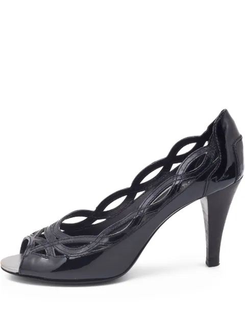 Tod's Vintage pre-owned 90mm cut-out pumps