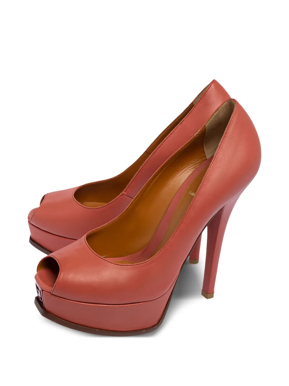 Fendi Pre-Owned 140 mm leren pumps - Roze