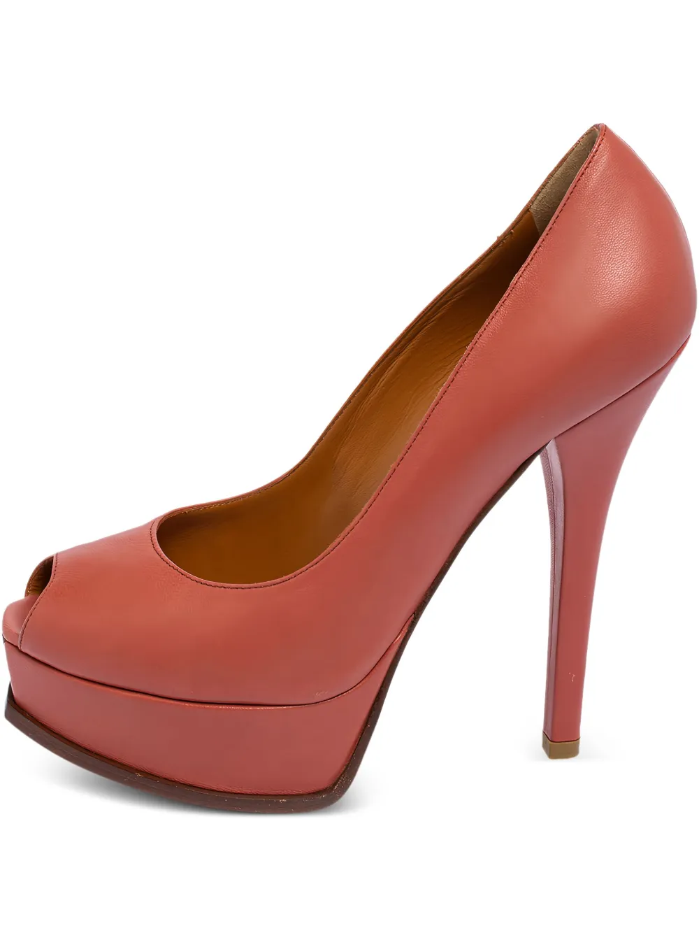 140mm leather pumps
